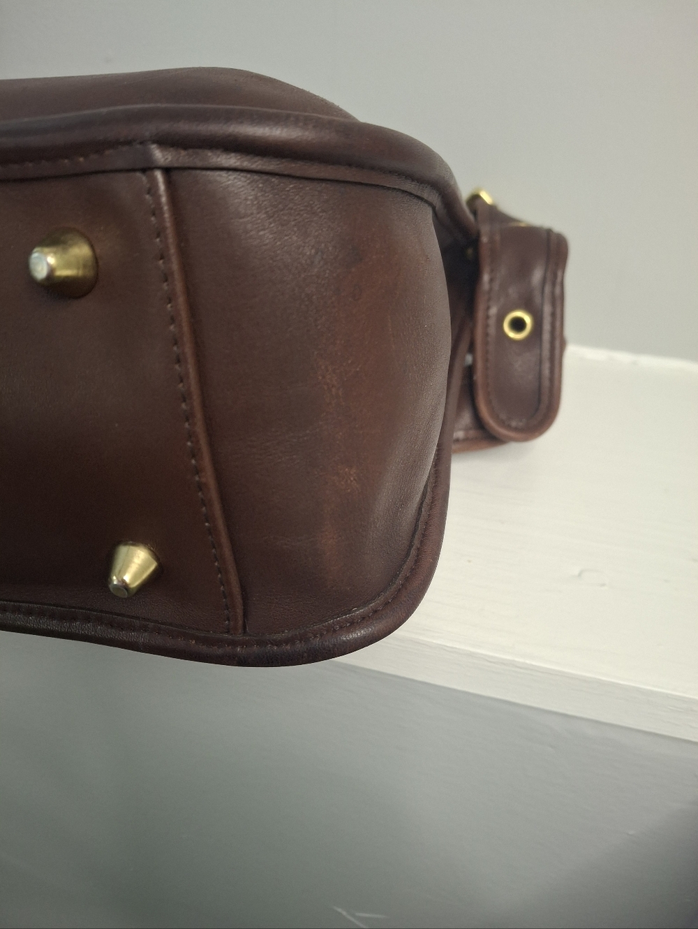 Coach Vintage Legacy Zip Bag In Mahogany Made In USA 1997 EUC - Picture 6 of 8